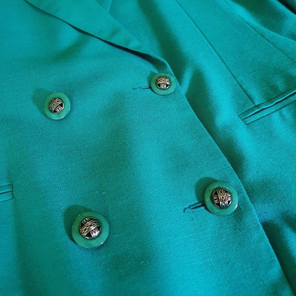 Pappagallo | Vintage Double Breasted Blazer Sz L - Picture 4 of 8